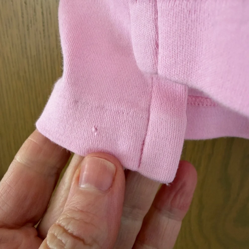 90's Era Ralph Lauren Baby Pink Polo Shirt for Men / Cotton / Light Blue Pony LG